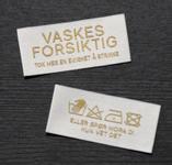 Kort og Godt Symerke "Vaskes Forsiktig" 5x2, 5 (1stk) (624-PL244)