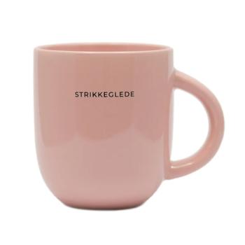 Kort og Godt Kopp Strikkeglede Rosa (624-CU147)