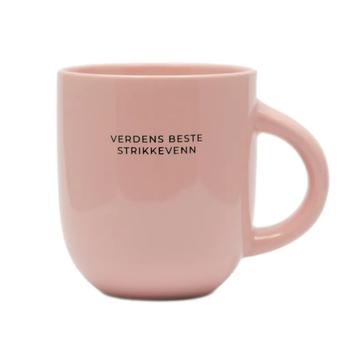 Kort og Godt Kopp Verdens Beste Strikkevenn Rosa (624-CU146)