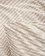 GANT Sengesett Skjortestriper Percale-bomull Dry-Sand