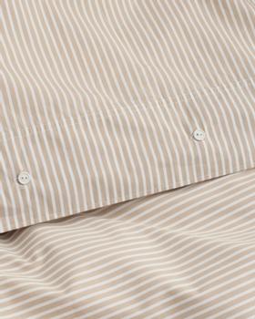 GANT Sengesett Skjortestriper Percale-bomull Dry-Sand (589-sengesett-skjortestriper-dry-sand)