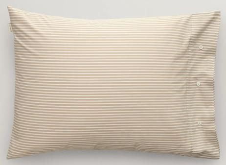 GANT Sengesett Skjortestriper Percale-bomull Dry-Sand (589-sengesett-skjortestriper-dry-sand)