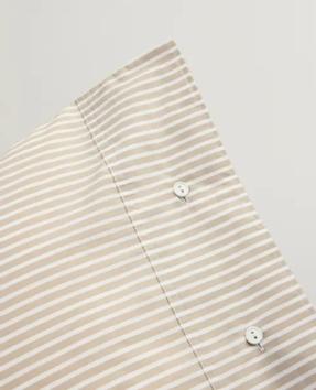 GANT Sengesett Skjortestriper Percale-bomull Dry-Sand (589-sengesett-skjortestriper-dry-sand)