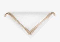 Lama Montebaldo Serviett Hvit Lin 38x38cm (415-45116)