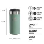 Stanley AeroLight Termokopp Grønn 0.35L (655-60230328)