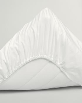 GANT Laken Sateng Fitted Hvit (TC300) (589-sateng-laken-fitted)