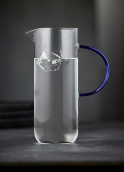 Lyngby Glass Torino Glasskanne Klar-Blå 1.1L (379-30191)