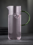 Lyngby Glass Torino Glasskanne Rosa-Grønn 1.1L 
