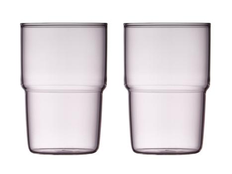 Lyngby Glass Torino Drikkeglass Rosa 40cl 2stk (379-30199)