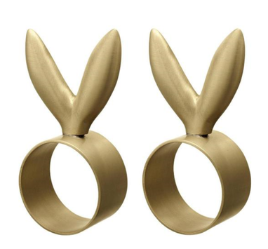 Svanefors  Skutt Serviettringer Hare Messing 2pk