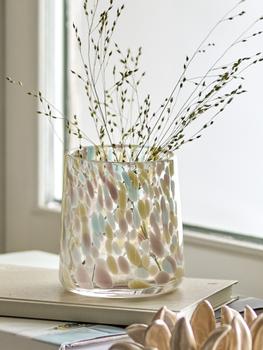 Bloomingville Selina Telyslykt Vase Glass 9x10cm