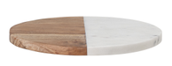 Bloomingville Gya Skjærebrett Marmor-Tre Ø25,5 (152-82052376)