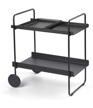 Zone Trolley Bartralle Sidebord Svart B60  (379-26996)