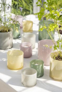 Ib Laursen Venecia Potteskjuler/ Lykt Lyseblå Ø15xH16 (171-8713-26)