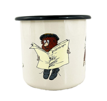 Flåklypa Ludvig Emaljekrus 3.7dl (489-770012)