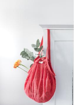 UND The-Net Handlenett Tåler 10kg, Rød