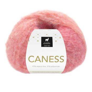 Du Store Alpakka Garn Caness Pink-Splash 2502, 100g