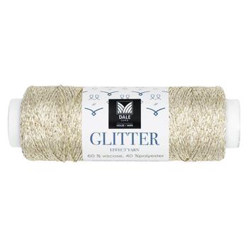 Dale Garn Glitter Effektgarn Gull 201, 20g