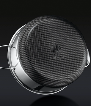 HexClad Grytesett med lokk 3stk, Non-Stick Gordon Ramsay (573-CWPT06-ST)