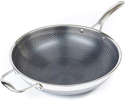 HexClad Wok Panne Ø30,  Non-stick (573-HC1230WMS)