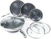 HexClad Wok- og Stekepannesett 3stk, Non-Stick (573-CWPN07-ST)