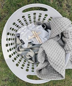 Humdakin Skittentøyskurv Blue-Glass H40 (648-323-215)