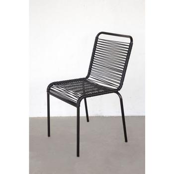 Fiam Mya Spisestol PVC Nene-Sort Stablebar