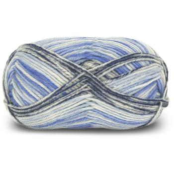 Dale Garn Eventyrlig Jeansblå Striper 7611,  100g (773-230-7611)