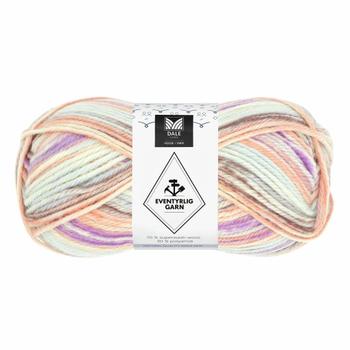 Dale Garn Eventyrlig Rosa Striper 7612, 100g