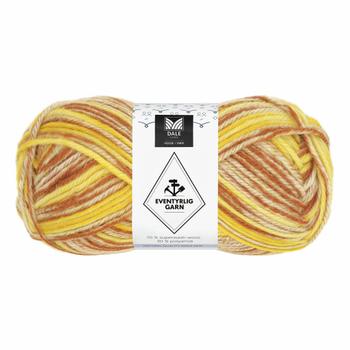 Dale Garn Eventyrlig Sitron Striper 7610, 100g