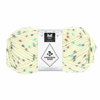 Dale Garn Eventyrlig Turkis-Blå Dott 7607,  100g (773-230-7607)