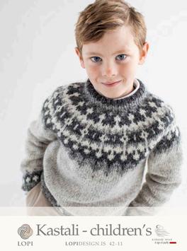 Istex Mønster Kastali Barnegenser Lettlopi