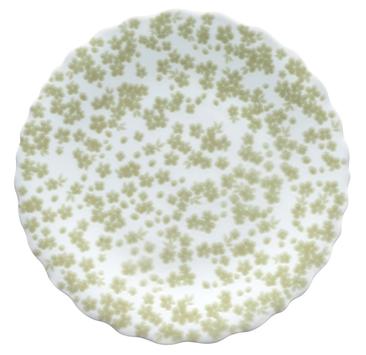 Wik & Walsøe Slåpeblom Tallerken Grønn Ø21 (500-85218)