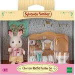Sylvanian Families Sjokoladekanin Bror og Baderomsmøbler (366-5015)