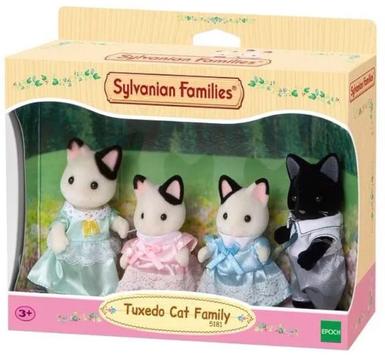 Sylvanian Families Tuxedo Kattefamilie 4stk (366-5181)