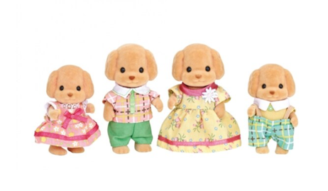 Sylvanian Families Toy-Poodle Familie 4stk