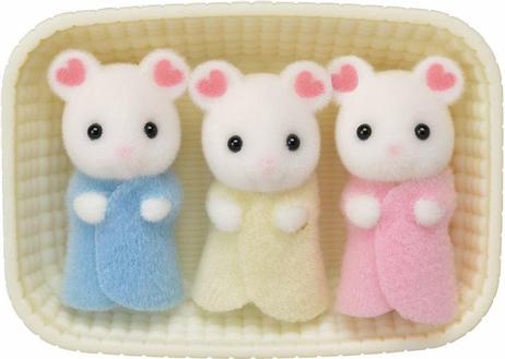 Sylvanian Families Marshmallow Musetrillinger 3stk