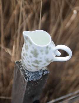 Wik & Walsøe Slåpeblom Fløtemugge Grønn 25cl