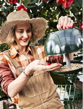 Lauvring Birdie Fuglemater Mørkegrønn H25 (746-534394)