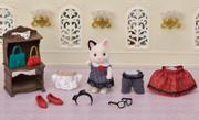Sylvanian Families Byjente Tuxedo Cat Motesett (366-5462)