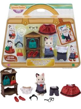 Sylvanian Families Byjente Tuxedo Cat Motesett (366-5462)