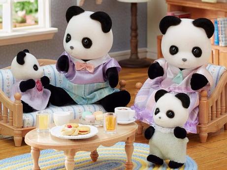 Sylvanian Families Pandafamilie Pookie 4stk (366-5529)