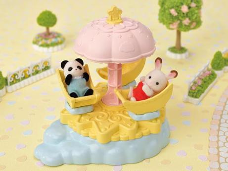 Sylvanian Families Stjernekarusell Baby inkl Baby-Panda