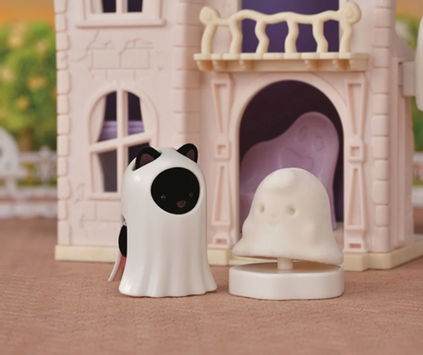 Sylvanian Families Spøkelseshus inkl. Midnight-Cat-Baby (366-5542)