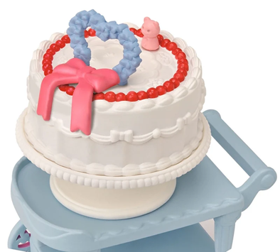 Sylvanian Families Lekesett partytime med Tuxedo-kattefigur og tilbehør (366-5646)