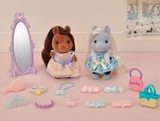 Sylvanian Families Vennesett Pony 2 figurer (366-5650)