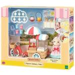 Sylvanian Families Popcorn-Sykkelvogn og Sauemor Barbara (366-5653)