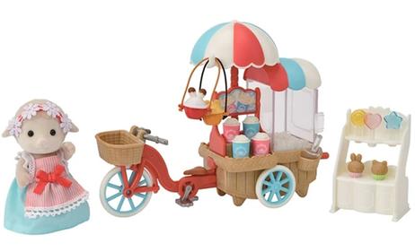 Sylvanian Families Popcorn-Sykkelvogn og Sauemor Barbara (366-5653)