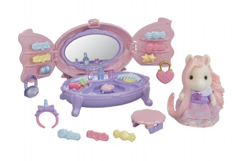 Sylvanian Families Pony's Sminkebordsett med figur