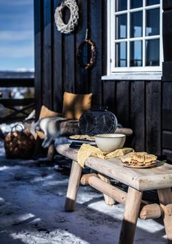 Canadian Outdoor Log Benk Sedertre 120cm (340-2510)